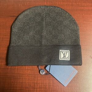 Louis Vuitton Charcoal Knit Hat